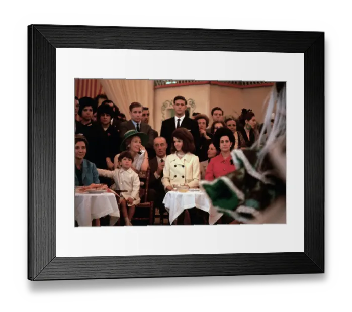 Framed Print : Jacqueline Bouvier Kennedy at a Fiesta Framed Print : Jacqueline Bouvier Kennedy at a Fiesta