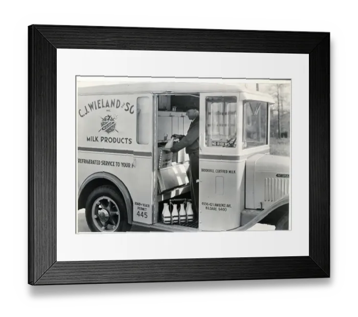 Framed Print : Refrigerated Service To Your Door Framed Print : Refrigerated Service To Your Door
