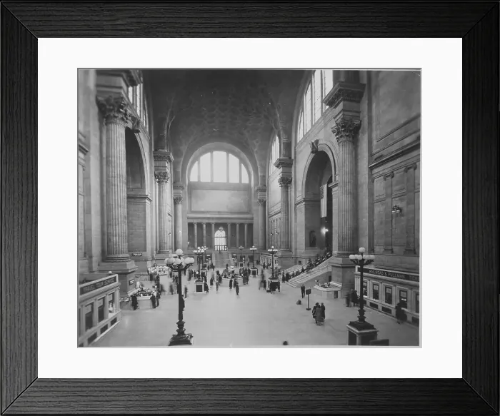 Framed Print : Interior of Pennsylvania Station Framed Print : Interior of Pennsylvania Station