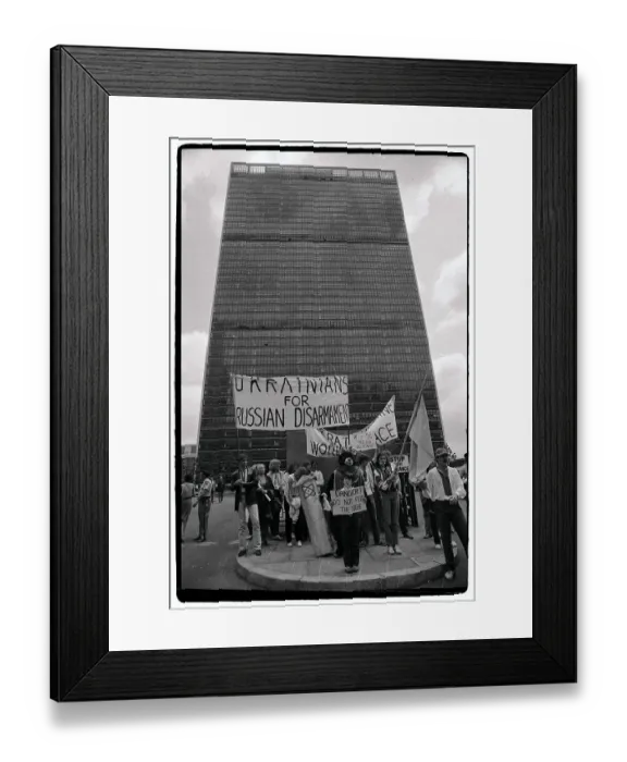 Framed Print : Anti-Nuclear Demonstration in New York City Framed Print : Anti-Nuclear Demonstration in New York City