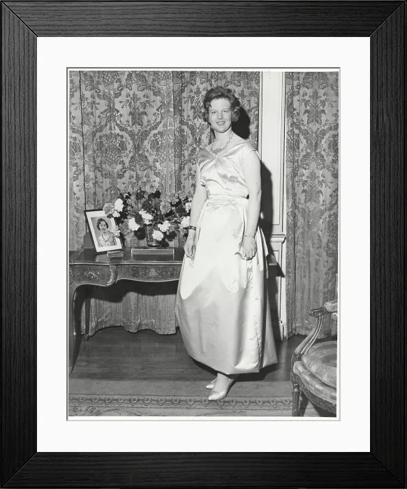 Framed Print : Denmark's Princess Margrethe in Ballgown Framed Print : Denmark's Princess Margrethe in Ballgown