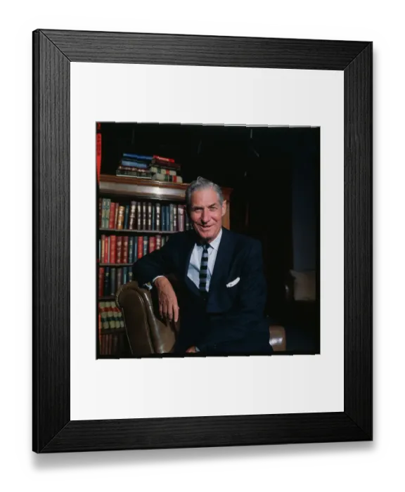 Framed Print : Portrait of Mike Monroney Framed Print : Portrait of Mike Monroney