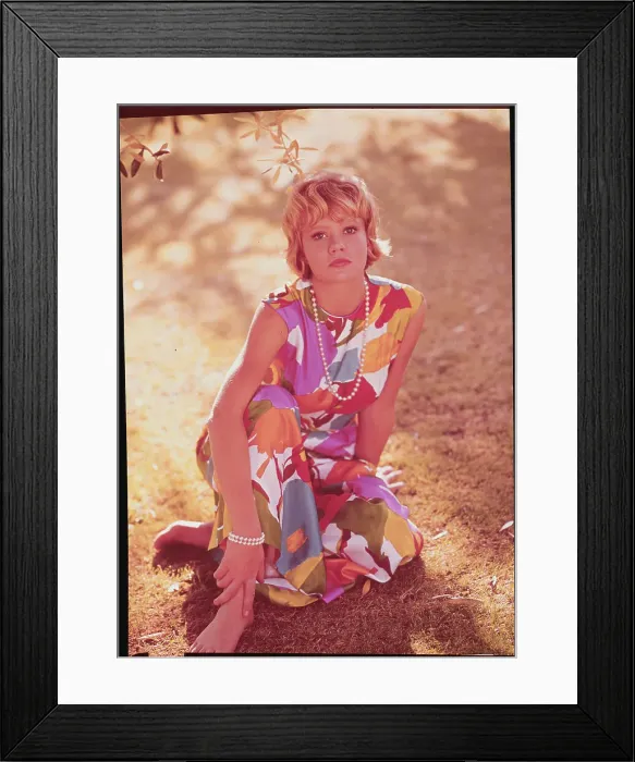 Framed Print : Hayley Mills Posing for Camera