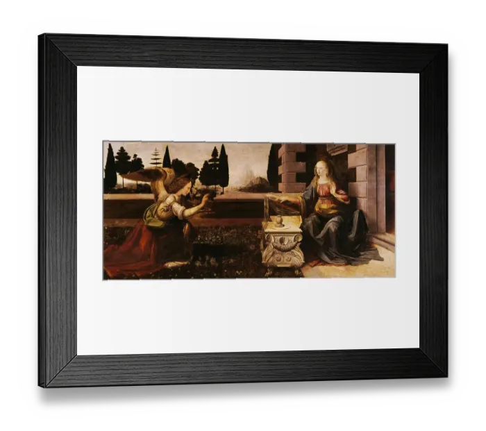 Framed Print : Annunciation by Leonardo da Vinci
