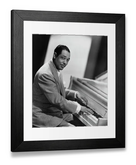 Framed Print : Duke Ellington at Piano Framed Print : Duke Ellington at Piano