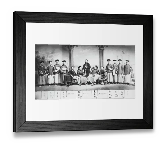 Framed Print : Anton Burlingame with Embassy Framed Print : Anton Burlingame with Embassy