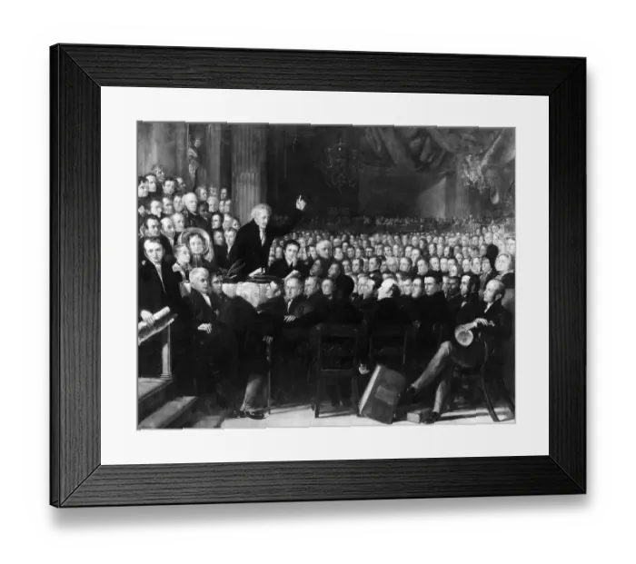 Framed Print : Painting of Anti-Slavery Society Meeting by Benjamin Robert Haydon Framed Print : Painting of Anti-Slavery Society Meeting by Benjamin Robert Haydon