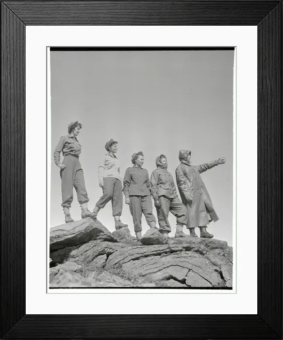 Framed Print : Military Women Modeling Army Wears Framed Print : Military Women Modeling Army Wears