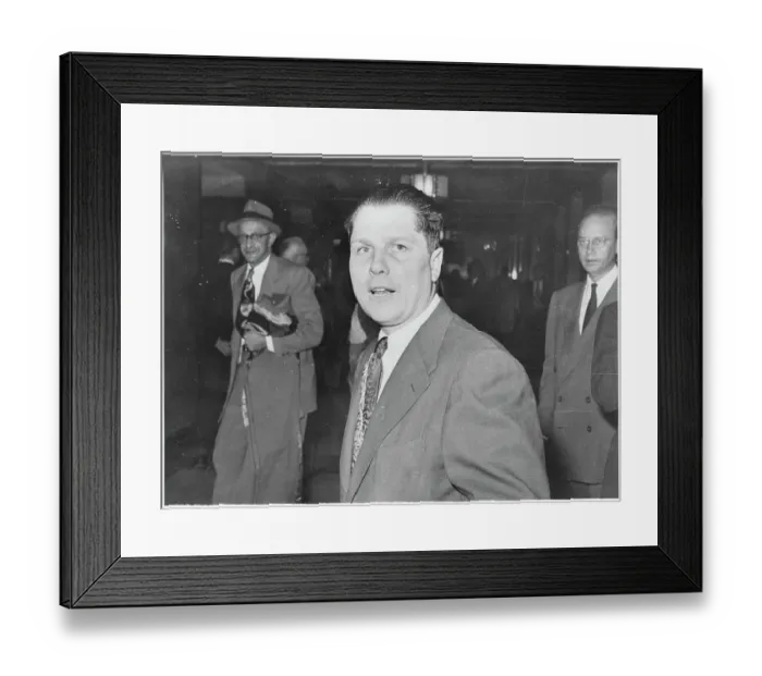 Framed Print : Portrait of Jimmy Hoffa Framed Print : Portrait of Jimmy Hoffa