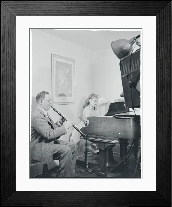 Framed Print : Benny Goodman Having a Jam Session