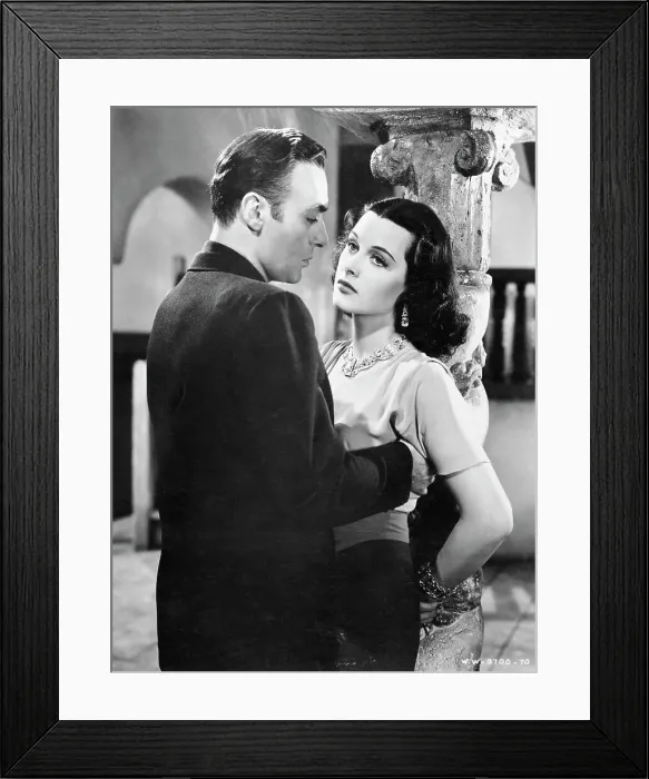 Framed Print : Hedy Lamarr and Charles Boyer in Algiers Framed Print : Hedy Lamarr and Charles Boyer in Algiers