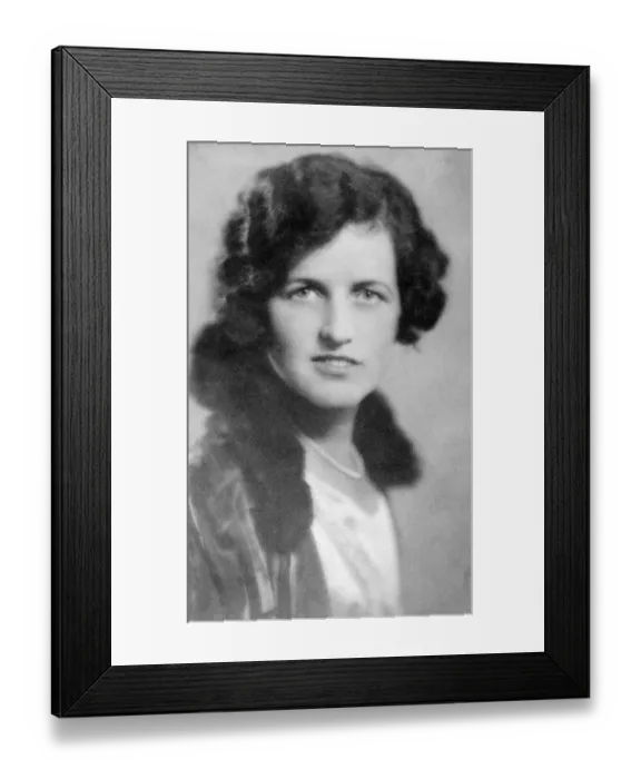 Framed Print : Portrait of Rose Fitzgerald Kennedy Framed Print : Portrait of Rose Fitzgerald Kennedy