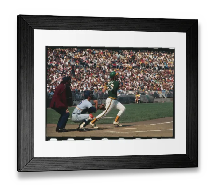 Framed Print : Joe Rudi Batting at World Series Framed Print : Joe Rudi Batting at World Series
