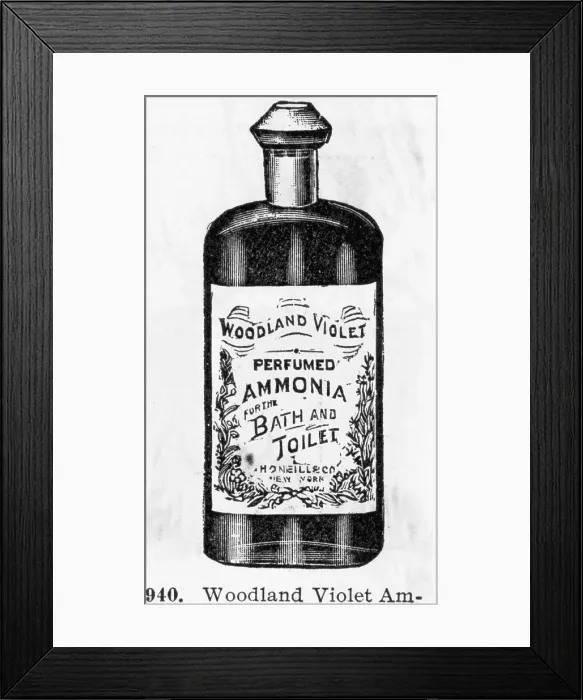 Framed Print : Woodland Violet Bottle, Perfume Framed Print : Woodland Violet Bottle, Perfume
