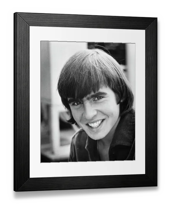 Framed Print : Singer Davy Jones of The Monkees