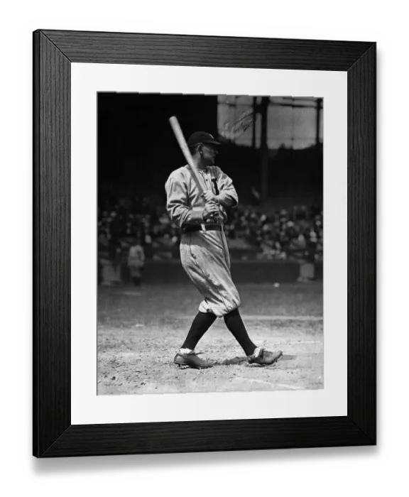 Framed Print : Baseball Player Ty Cobb Framed Print : Baseball Player Ty Cobb