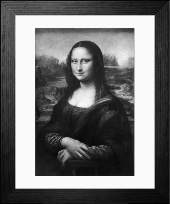 Framed Print : Mona Lisa by Leonardo da Vinci Framed Print : Mona Lisa by Leonardo da Vinci