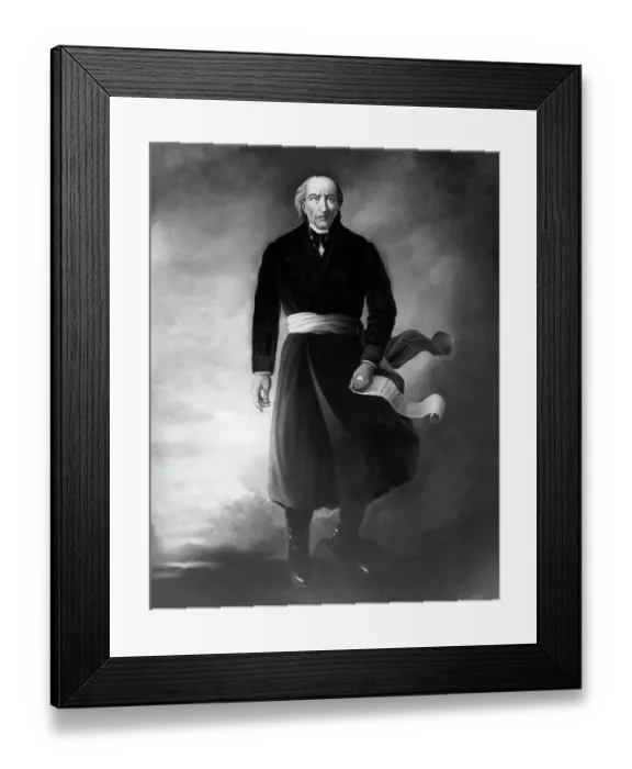 Framed Print : Portrait Of Padre Hidalgo Framed Print : Portrait Of Padre Hidalgo