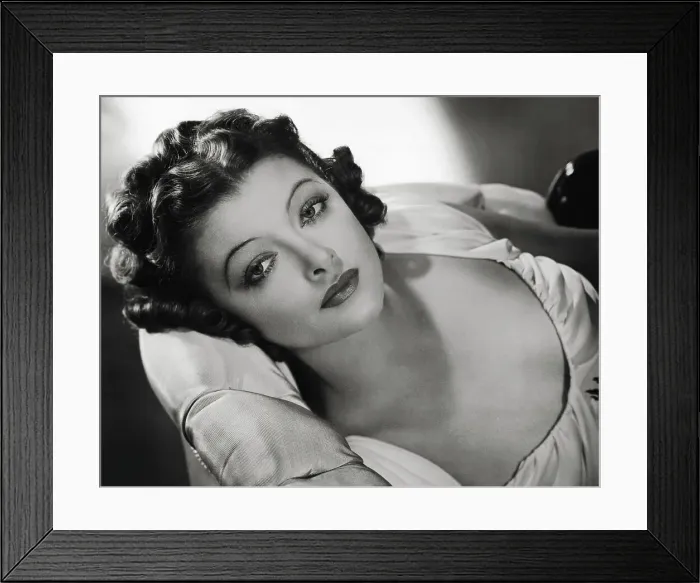 Framed Print : Actress Myrna Loy Framed Print : Actress Myrna Loy