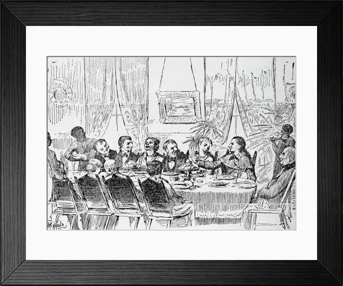 Framed Print : Davy Crockett at White House Meeting Framed Print : Davy Crockett at White House Meeting