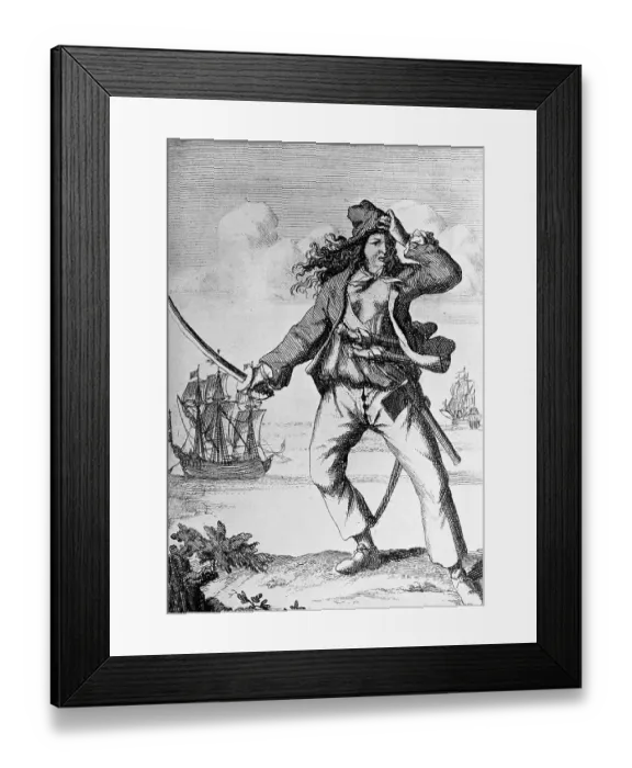 Framed Print : Mary Read, Woman Pirate Of West Indies Framed Print : Mary Read, Woman Pirate Of West Indies
