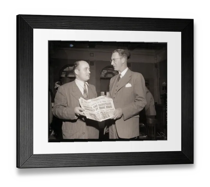 Framed Print : Estes Kefauver with Al Ostrav Framed Print : Estes Kefauver with Al Ostrav