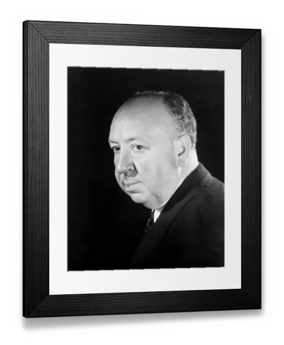 Framed Print : Alfred Hitchcock In Publicity Handout Framed Print : Alfred Hitchcock In Publicity Handout