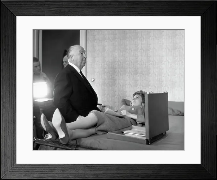 Framed Print : Julie Andrews and Alfred Hitchcock Framed Print : Julie Andrews and Alfred Hitchcock