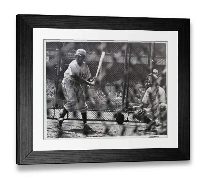 Framed Print : Henry Thompson Ready to Hit Baseball Framed Print : Henry Thompson Ready to Hit Baseball