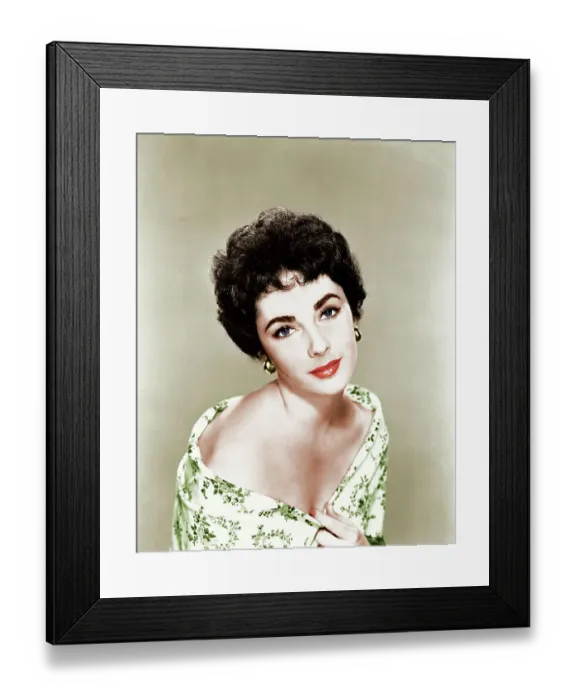 Framed Print : Elizabeth Taylor Framed Print : Elizabeth Taylor