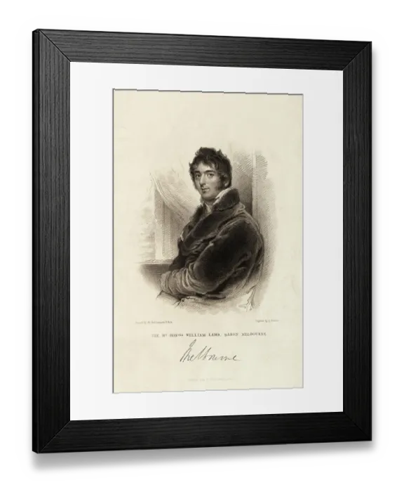 Framed Print : Lord Melbourne Framed Print : Lord Melbourne