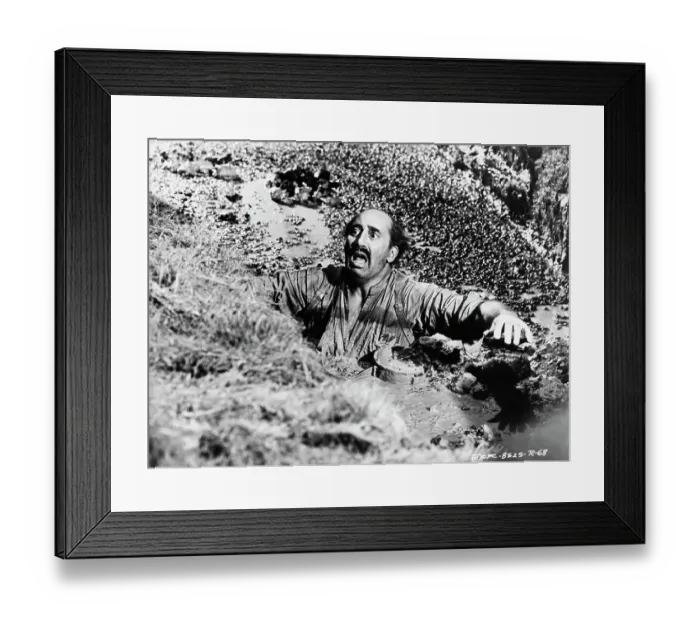 Framed Print : Man Drowning in Quicksand