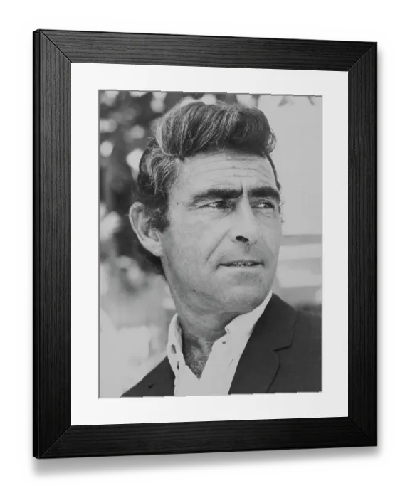 Framed Print : Portrait of Rod Serling Framed Print : Portrait of Rod Serling