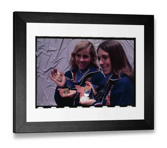 Framed Print : Anne Henning and Dianne Holum Framed Print : Anne Henning and Dianne Holum