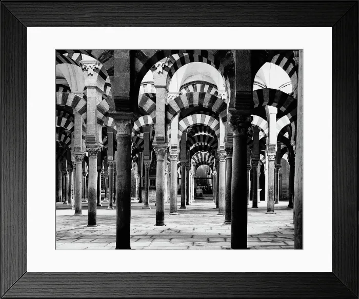 Framed Print : Interior of Mosque at Cordoba Framed Print : Interior of Mosque at Cordoba