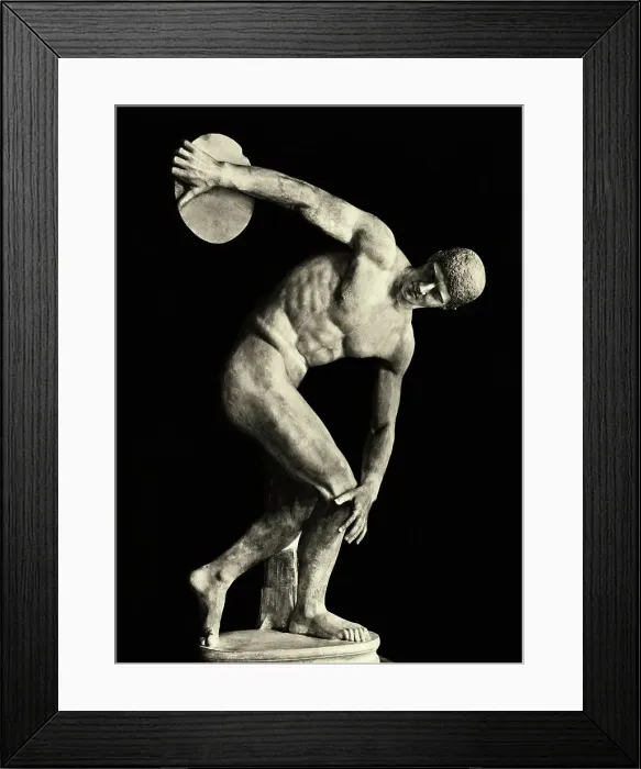 Framed Print : Discobolus statue attributed to Myron Framed Print : Discobolus statue attributed to Myron