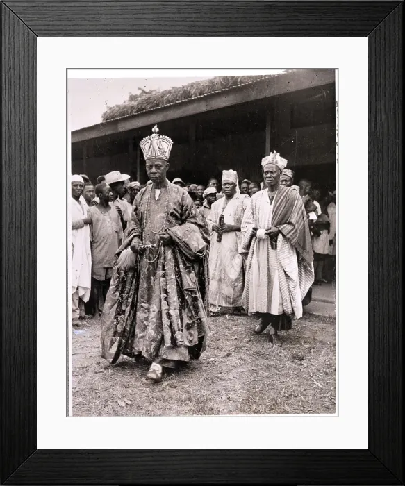 Framed Print : Nigerian Chiefs Arrive for Conference Framed Print : Nigerian Chiefs Arrive for Conference