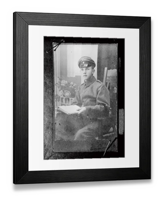 Framed Print : Bruno Richard Hauptman Wearing Uniform Framed Print : Bruno Richard Hauptman Wearing Uniform