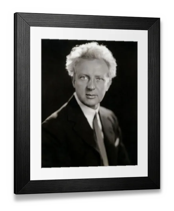 Framed Print : Portrait Of Conductor Leopold Stokowski Framed Print : Portrait Of Conductor Leopold Stokowski
