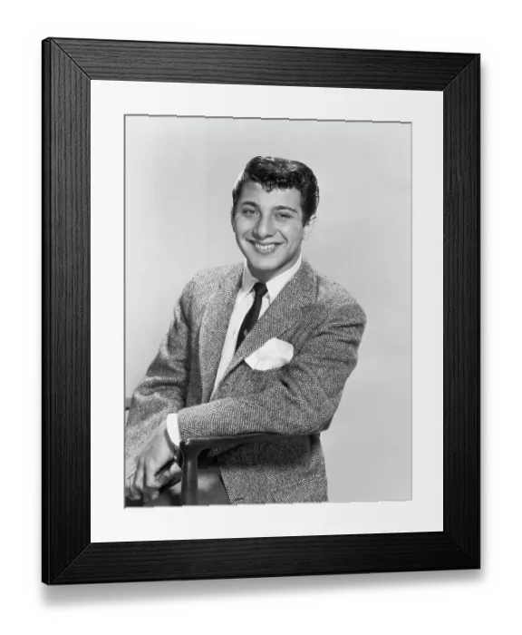 Framed Print : Studio Portrait Of Singer Paul Anka Framed Print : Studio Portrait Of Singer Paul Anka