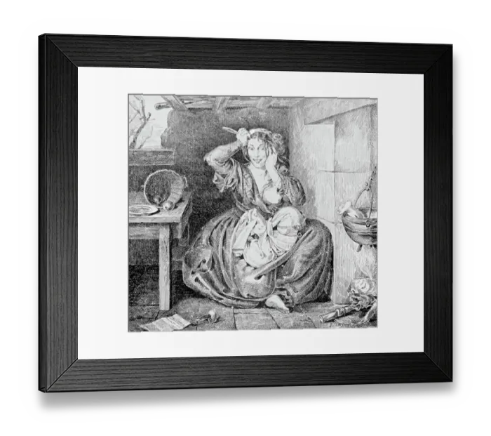 Framed Print : Mother Drowning Baby Framed Print : Mother Drowning Baby