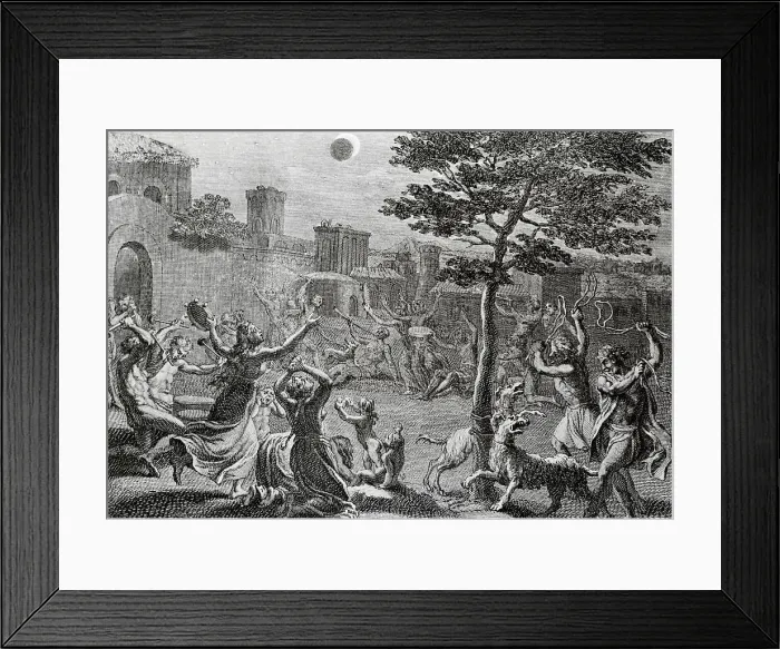Framed Print : Engraving of Solar Eclipse in Peru by Bernard Picard Framed Print : Engraving of Solar Eclipse in Peru by Bernard Picard