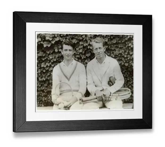 Framed Print : Portrait of Wilmer Allison and John Van Ryn Framed Print : Portrait of Wilmer Allison and John Van Ryn