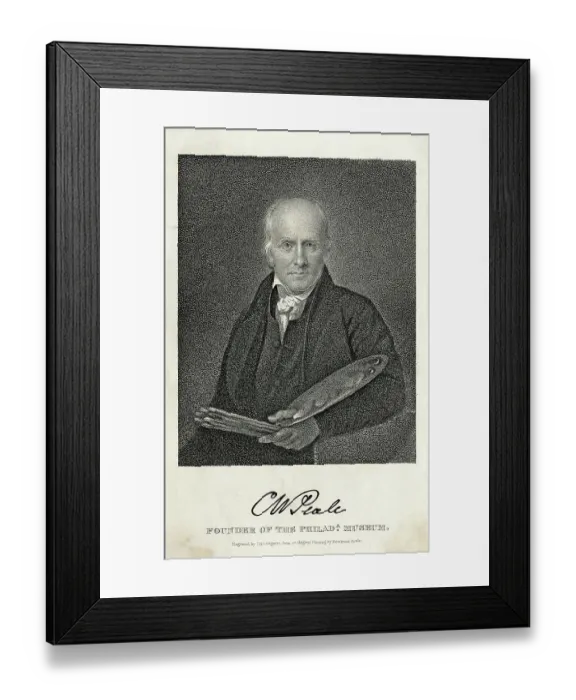 Framed Print : Painter And Museum Founder Charles Peale Framed Print : Painter And Museum Founder Charles Peale