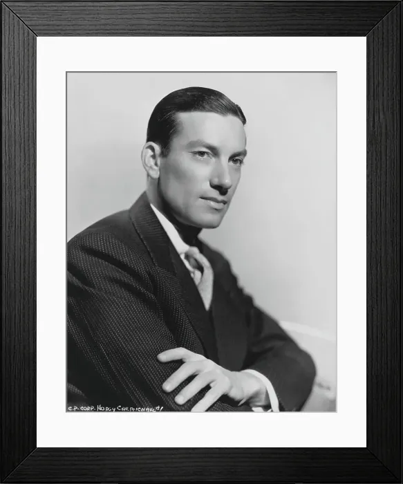 Framed Print : Portrait of Hoagy Carmichael Framed Print : Portrait of Hoagy Carmichael
