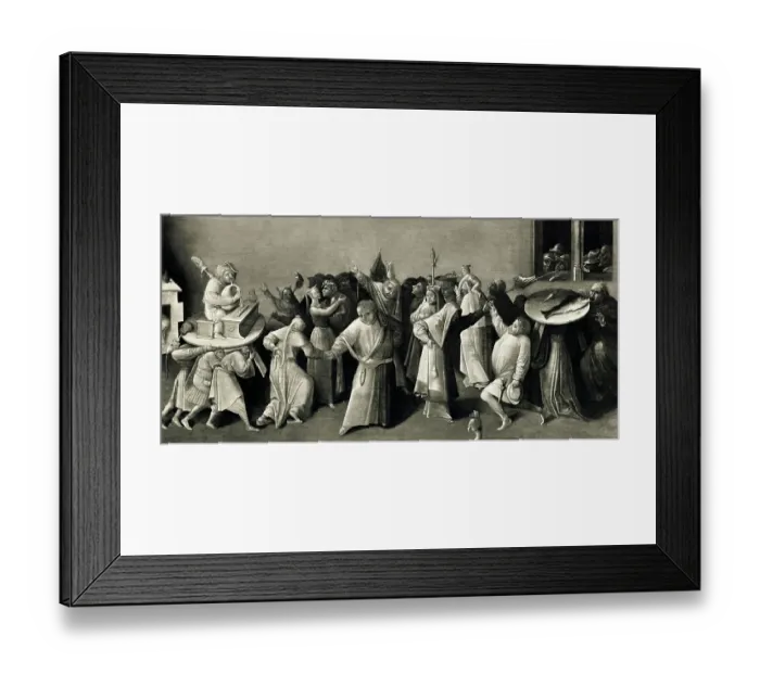 Framed Print : Hieronymous Bosch Painting A Carnival Framed Print : Hieronymous Bosch Painting A Carnival