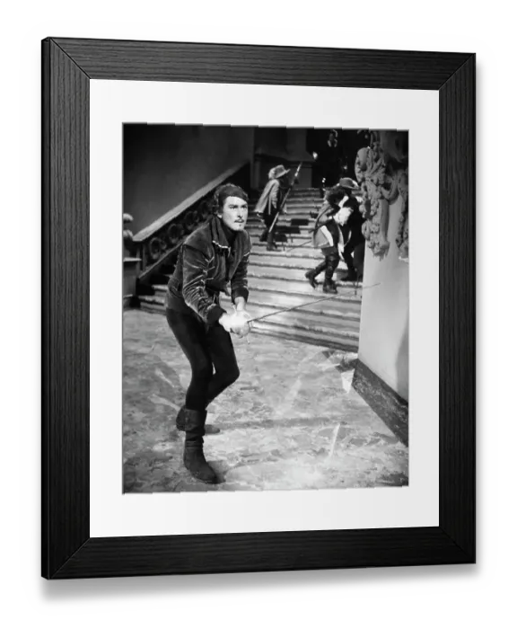 Framed Print : Errol Flynn Acting Framed Print : Errol Flynn Acting