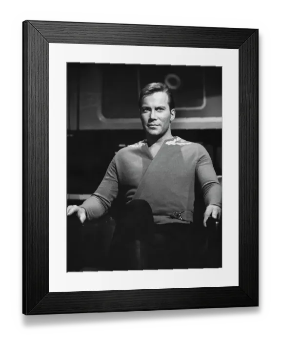Framed Print : William Shatner in Star Trek Framed Print : William Shatner in Star Trek