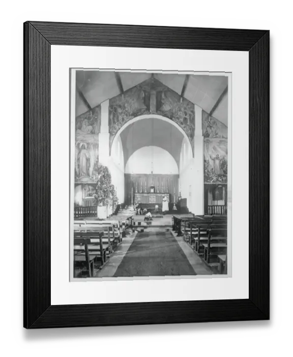 Framed Print : Interior View of Church Framed Print : Interior View of Church
