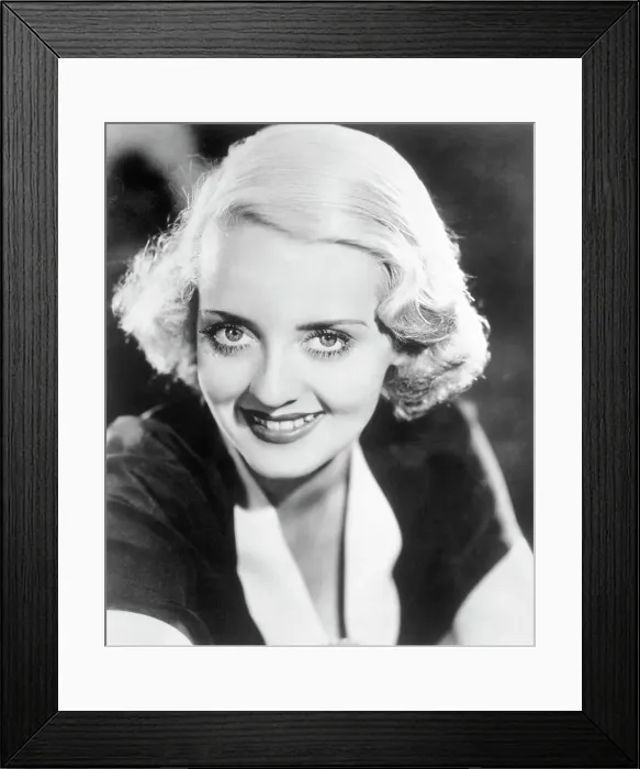 Framed Print : Bette Davis in 1934 Framed Print : Bette Davis in 1934
